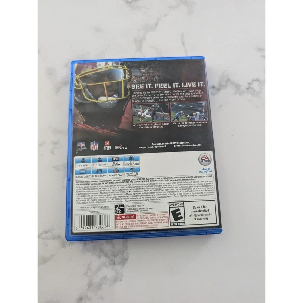 Madden NFL 25 2013 Sony PlayStation 4 PS4 2013 CIB Complete